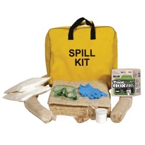 Image of Sellars Spill Kit and what comes with the kit.