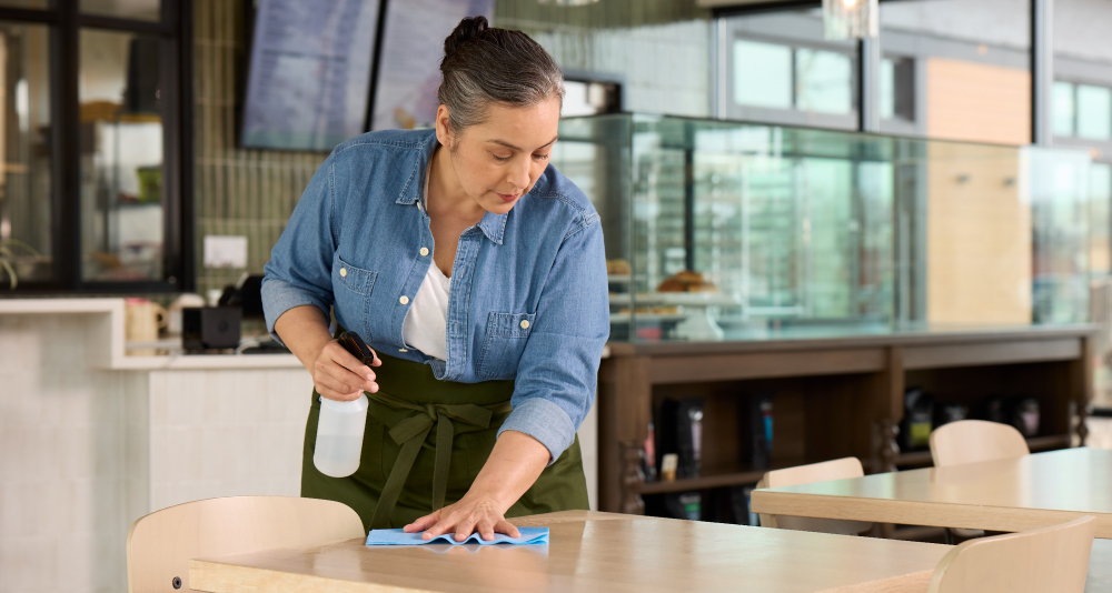 Clean Task Foodservice Wipers Application